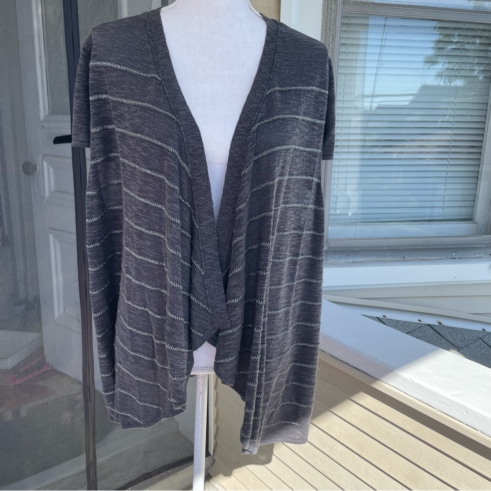 Coldwater Creek Gray Drapey Sweater Size 3X